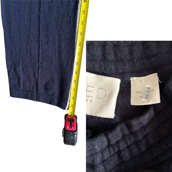 Naked Cashmere “Dylan” Track Pants – 100% Cashmere Lounge Pants, Navy - Picture 5 of 6